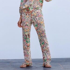 Zara - Colorful Patterned Women's Pants BNWT